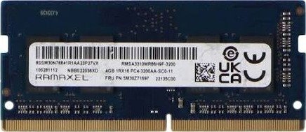 Rebuild IT RMSA3310MR86H9F-3200 Ramaxel 4GB PC4-25600 DDR4-3200MHz non-ECC Unbuffered CL16 260-Pin