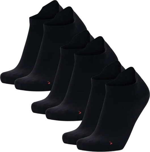Danish Endurance Classic Sports Low Cut Socks 3 Pack   BLACK   43 47