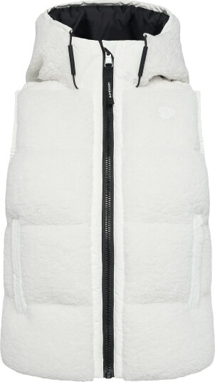 Superdry Borg Baffle Gilet CHALK WHITE 10