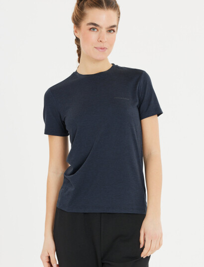 Endurance Alvaly W Melange S/S Tee - Navy - 44