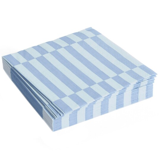 Hay Pattern Servietter 16x16 cm Lyseblå / Dusty Blue