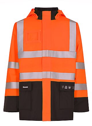 Lyngsøe regnjakke fr lr6025 antiflame gul storrelse xxl
