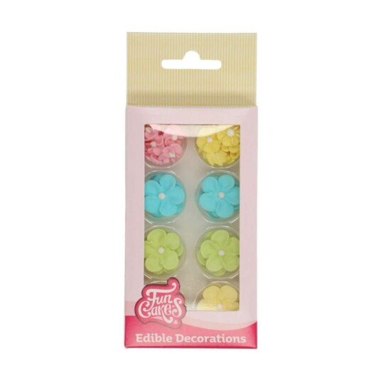 Funcakes Spiselig Kakepynt Pastell Blomster Pk/32 Funcakes Spiselig Kakepynt Pastell Blomster Pk/32