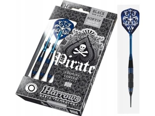 Harrows Darts strėlytės softip PIRATE 3x18gK
