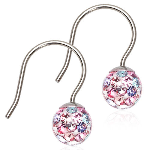 Blomdahl Titanium Øredobber Med Krystall 15-1267-98
