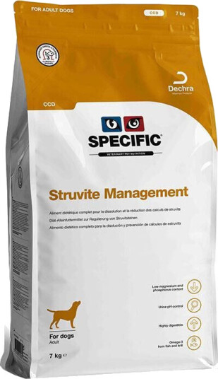 Specific Struvite Management Hundefôr 7 kg til Voksne