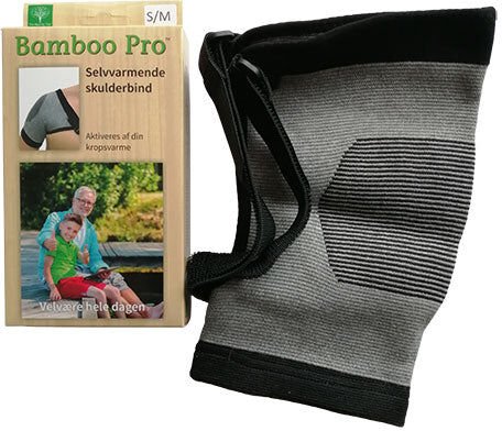 Bamboo Pro Skulderbind Str.S/M selvvarm.