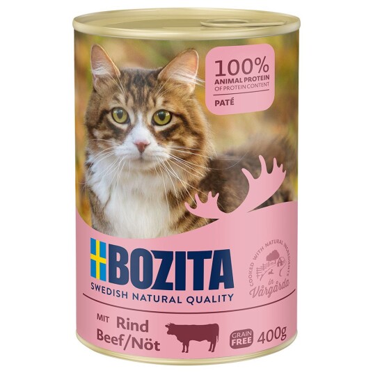 Økonomipakke! 24 X 400 G Bozita Godfather Av Oksekjøtt