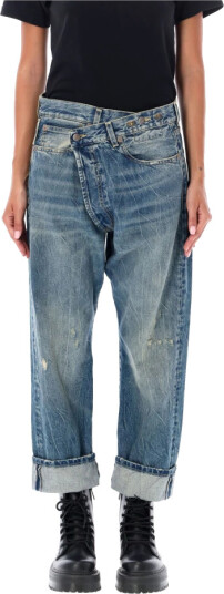 R13 Dame Jeans Blå W26, R13 Dame Jeans Blå W26,