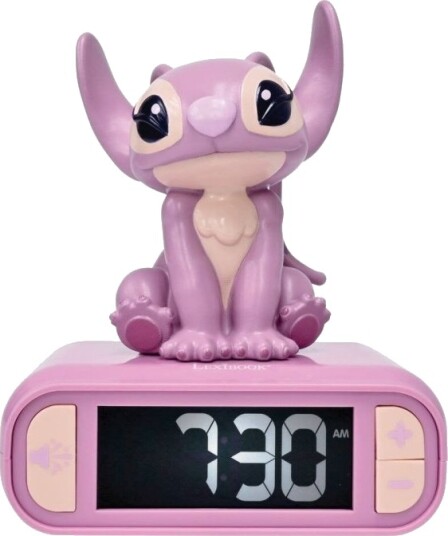 Lexibook Disney Stitch   Engel vekkerklokke med lyder RL800D1