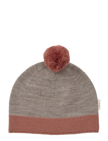 Copenhagen Colors Knitted Beanie With Pompom - Multi/patterned - 53/54/3Y/9Y Copenhagen Colors Knitted Beanie With Pompom - Multi/patterned - 53/54/3Y/9Y