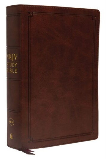 NKJV Study Bible, Leathersoft, Brown, Comfort Print The Complete Resource for Studying God’s Word