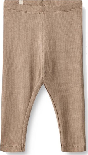 Wheat Rib Leggings Maddy Soft Brown (86 / 1,5 år)
