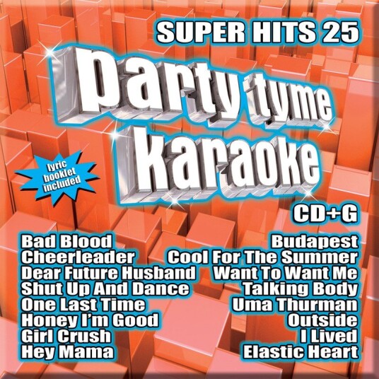 Diverse Artister  Party Tyme Karaoke: Super Hits 25  CD