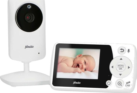 Alecto Babyvakt med kamera og 2,4" hvit fargeskjerm Alecto Babyvakt med kamera og 2,4" hvit fargeskjerm