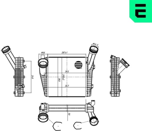 Intercooler ERA 672040