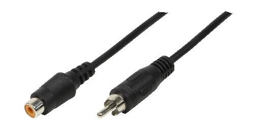 LogiLink Audio cable 1x Cinch male to 1x Cinch fem