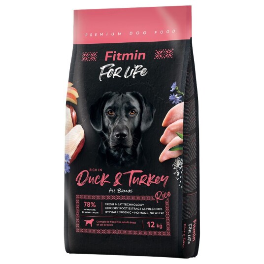 Fitmin Dog For Life And & Kalkun 12 kg Fitmin Dog For Life And & Kalkun 12 kg