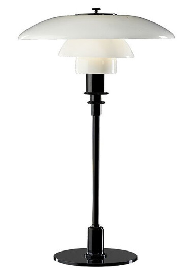 Louis Poulsen PH 3-2 Bordlampe - Svart Metallisert/Glass