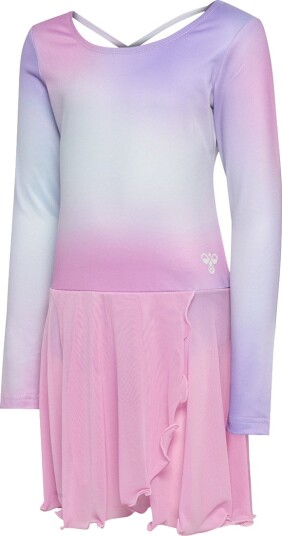 Hummel Junior Gradient Skirty Gymsuit Long Sleeve Rosa 128