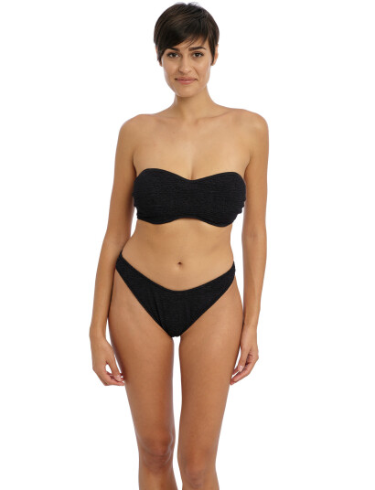 Freya Ibiza Waves Uw Bandeau Bikini Top 36 D - Black - D x 70