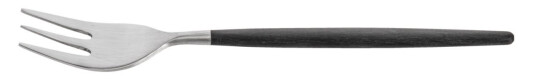 VEGA Kakegaffel Turin; 18.7 cm (L); Stålgrå/Svart, Håndtak Svart; 12 Stykk / Forpakning VEGA Kakegaffel Turin; 18.7 cm (L); Stålgrå/Svart, Håndtak Svart; 12 Stykk / Forpakning