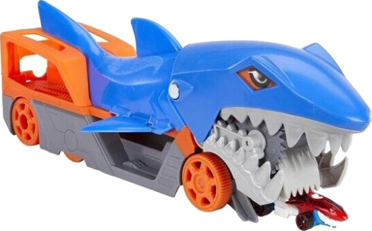 Hot Wheels Shark Chomp Transporter Playset With One 1:64 Scale Car For Kids 4 To 8 Years Old Hot Wheels Shark Chomp Transporter Playset With One 1:64 Scale Car For Kids 4 To 8 Years Old