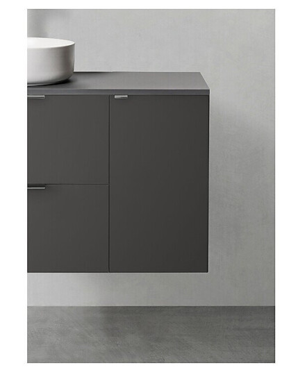 Hafa Shape 300 Sidemodul m/1 dør 30x45,3x53,5 cm Uten grep Antrasittgrå