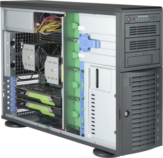 Supermicro SC743AC 4U Tower CSE 743AC 1K26B SQ