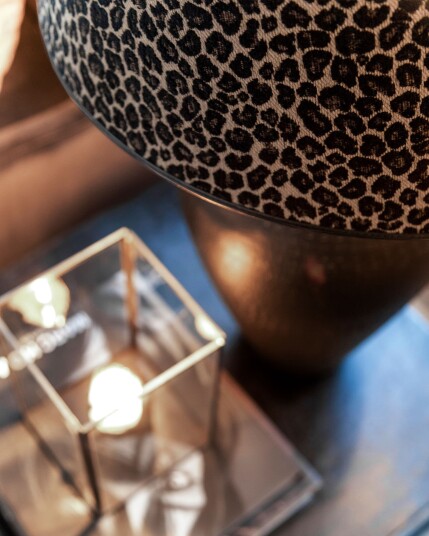 Artwood Leopard lampeskjerm cylinder