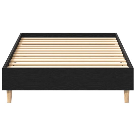 Sengekarm 90x190 cm Svart Eik 862862