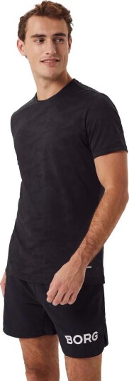 Björn Borg Men's Borg Performance T Shirt Black Beauty XXL