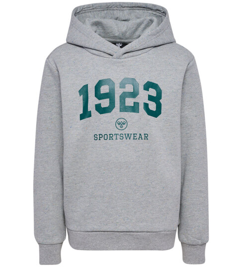 Hummel Hettegenser hmlNipps Light Grey Melange 6 år 116 Hettegenser Grå Hummel Hettegenser hmlNipps Light Grey Melange 6 år 116 Hettegenser Grå