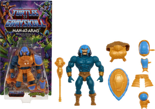 Masters of the Universe: Origins: Turtles of Grayskull ManAtArms HeMan MOTU
