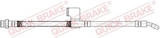 Bremseslange QUICK BRAKE 58.885
