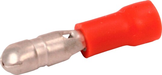 Valueline Kabelsko 4,0 mm Han (Crimp/Stift) Rød Valueline Kabelsko 4,0 mm Han (Crimp/Stift) Rød