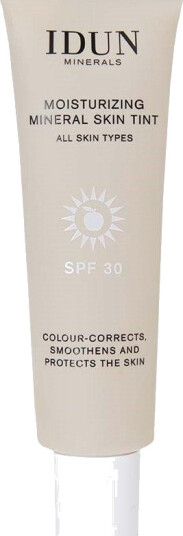 IDUN Minerals Moisturizing Mineral Skin Tint SPF 30 Østermalm Deep 27 ml - Fuktighetsgivende Foundationkrem