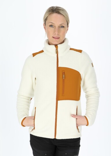 Swedemount Nordkap Pile Jacket W Offwhite/Almond 42 Fleecetrøyer Swedemount Nordkap Pile Jacket W Offwhite/Almond 42 Fleecetrøyer
