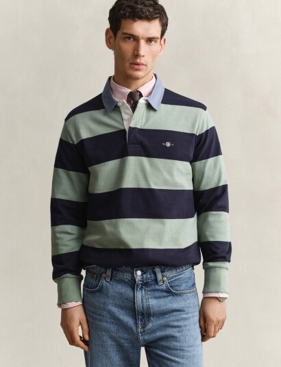 Gant Classic Heavy Rugger Green XXL