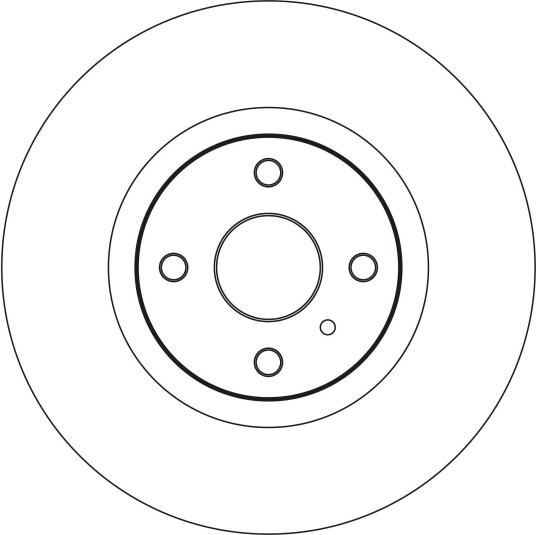 Bremseskive TRW DF6539