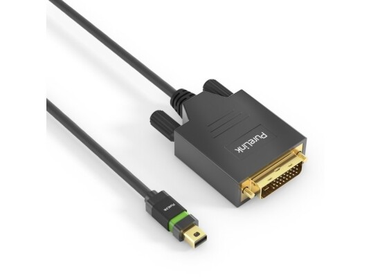 Purelink Uls2100-020 2 M Mini Displayport Dvi Hankjønn Hankjønn Rett