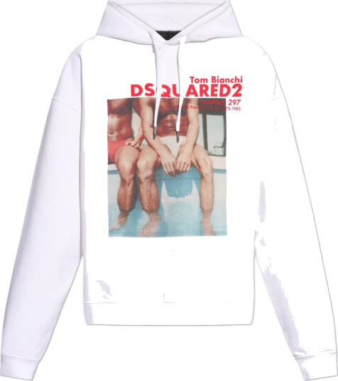 Dsquared2 Herre Gensere & Hettegensere Hvit 3XL, Dsquared2 Herre Gensere & Hettegensere Hvit 3XL,