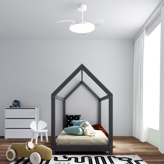 LED takvifte Slim Mini hvit DC stillegående CCT – Mantra Mantra Iluminación Slim Mini dimmbar Hvit Stue Metall Moderne 42 Hvit
