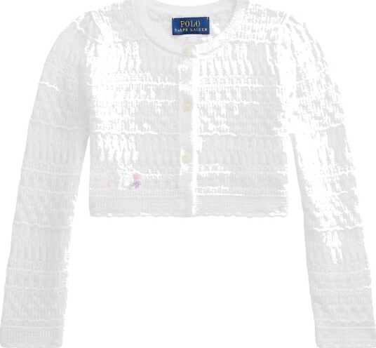 Polo Ralph Lauren Cardigan Beskåret Strikk Klassikere I Polo Ralph Lauren 3 år 98 Cardigan Hvit