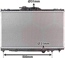 VAN WEZEL 53002273 Radiator motorkjøling VAN WEZEL 53002273 Radiator motorkjøling