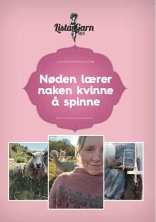 Nøden Lærer Naken Kvinne Å Spinne Nøden Lærer Naken Kvinne Å Spinne