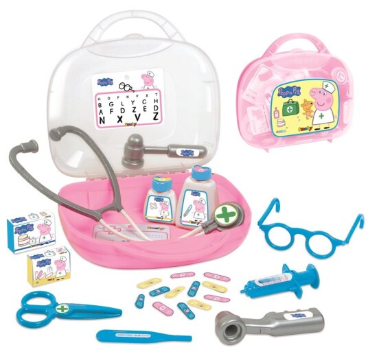 Smoby Peppa Gris doktorkoffert over 20 deler Smoby Peppa Gris doktorkoffert over 20 deler