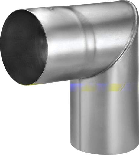 76 mm VM ZINC albuerør innvendig søm 85 grader