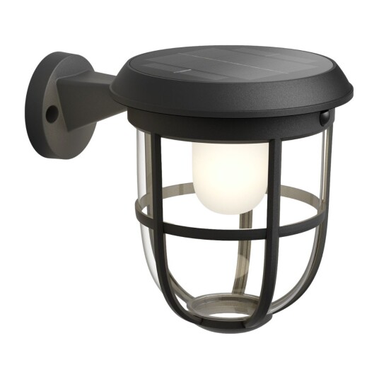 Philips Radii Vägglampa Solcell Ultra Efficient LED 250lm Svart