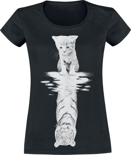 Tierisch Fun T-skjorte Believe In Yourself S til XXL Damer svart